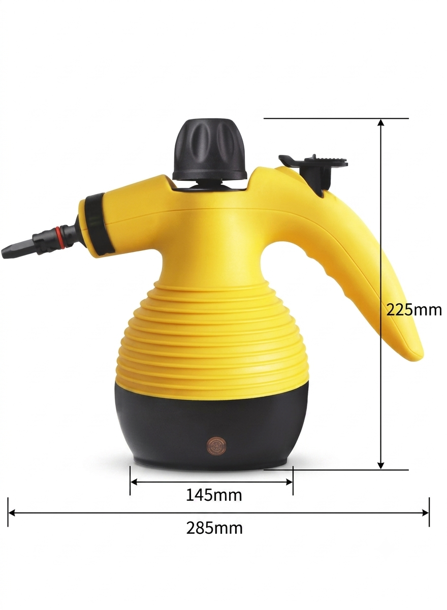 A multi-use steam cleaning device that operates electrically, with a power of 1200 watts, and a water capacity of 350 ml - Image 2